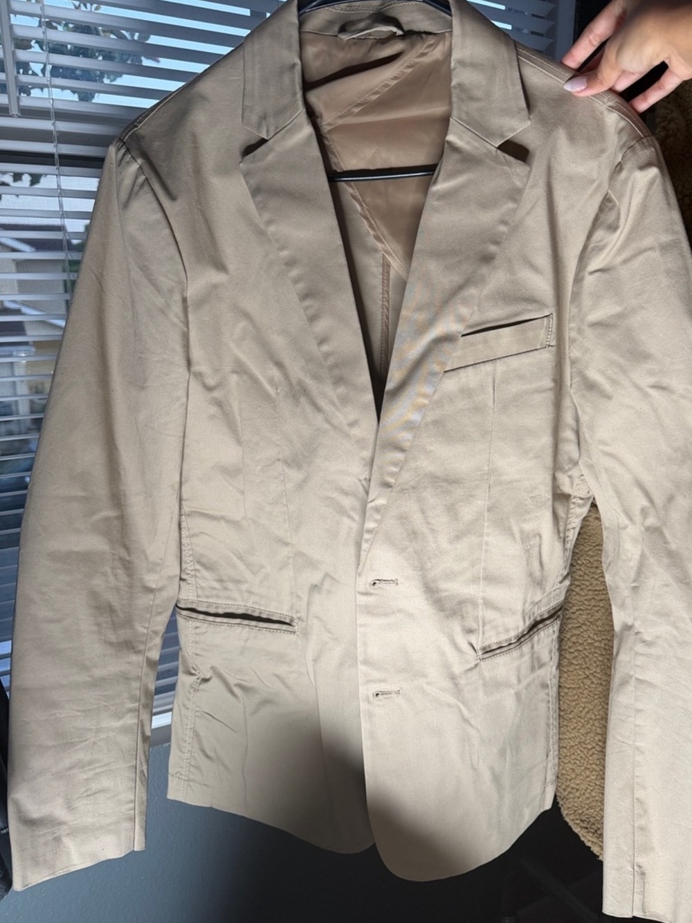 Armani Exchange Light Beige Casual Blazer